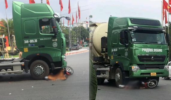 Hải Dương: Va chạm giữa xe máy với xe bồn khiến 1 người tử vong tại chỗ