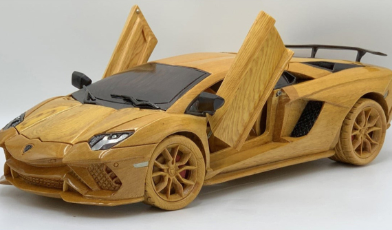 Theo dõi thợ mộc Việt tài tình chế tác một chiếc Lamborghini Aventador S