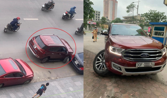 Video: Tài xế lái Ford Everest tông liên hoàn 3 ô tô đang đỗ rồi bỏ chạy dù xe đã bị gãy trục trước