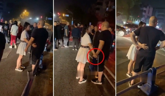 Video: Gây tai nạn, cô gái dùng "mỹ nhân kế" để xin nam tài xế bỏ qua