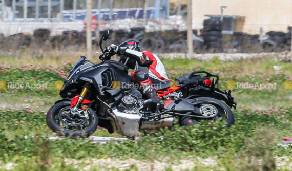 Hé lộ "ảnh nóng" của Ducati Multistrada V4 Pikes Peak trên đường chạy thử