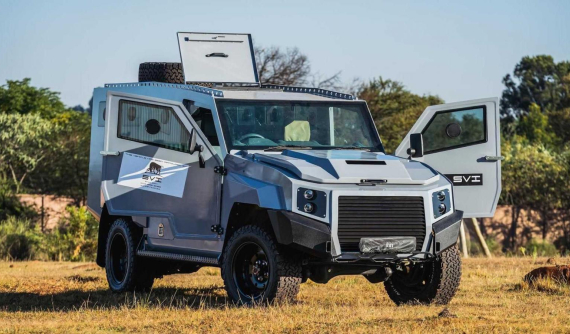 SVI Max 3 Troopy - Chiếc xe bọc giáp chống đạn và mìn kiên cố, chế tạo dựa trên Toyota Land Cruiser