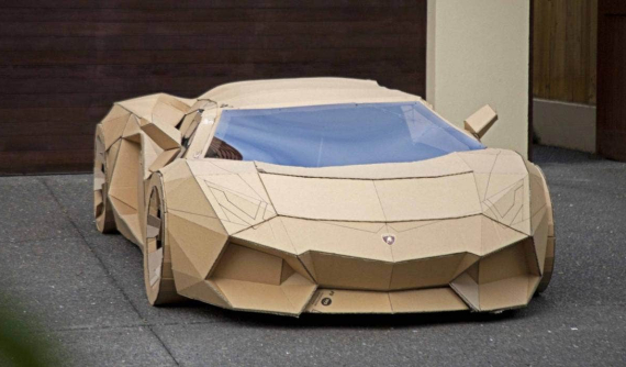 Cardborghini - Chiếc Lamborghini Aventador làm bằng bìa cứng với giá bán cao bất ngờ