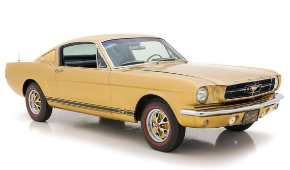 Đây là chiếc Ford Mustang Fastback 1965 sơn vảy vàng độc nhất vô nhị, hiếm ai biết đến