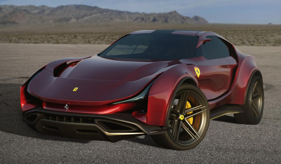 Siêu SUV Ferrari Purosangue nên mang thiết kế hầm hố như thế này