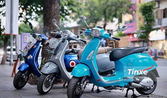 Xe tay ga Vespa có những màu sắc nào mới trong năm 2021?
