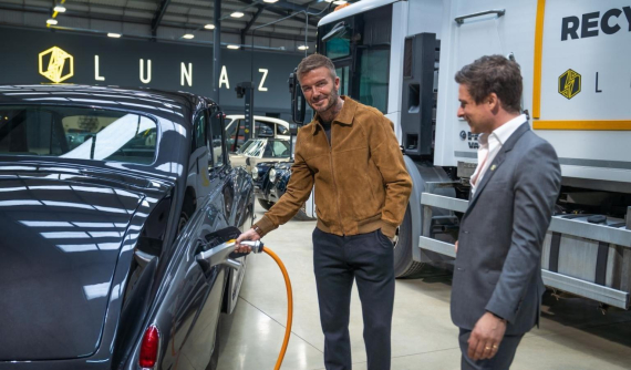 David Beckham đổ tiền đầu tư vào hãng xe điện Lunaz