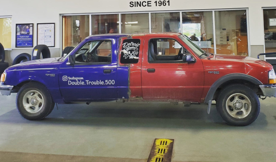 Chiếc Ford Ranger 2 đầu này chỉ mất 3 ngày và chi phí 500 USD để hoàn thành