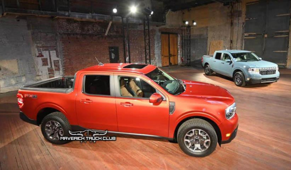 Xe bán tải Ford Maverick 2022 rò rỉ "ảnh nóng" trước ngày ra mắt