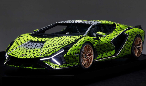 Cần hơn 400.000 mảnh ghép để tạo nên mô hình Lego Lamborghini Sián FKP 37 kích thước 1:1 này