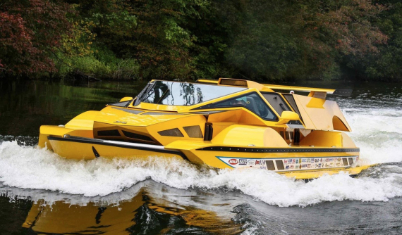 Hydrocar - Xe lưỡng cư độc đáo trang bị V8, mạnh 762 mã lực, mất 10 năm để chế tạo