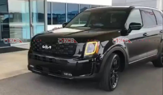Kia Telluride 2022 rò rỉ "ảnh nóng", có thêm phiên bản Nightfall Edition giống Seltos