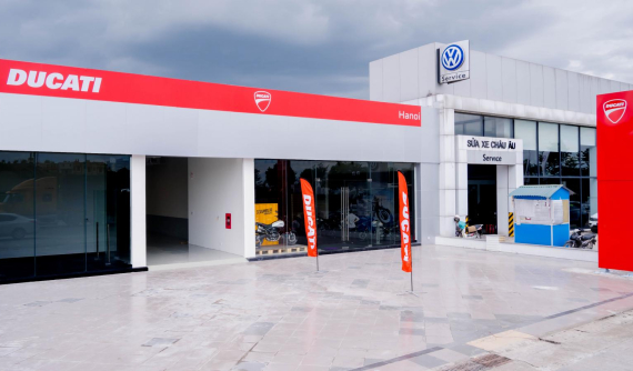 Ducati Việt Nam có "đại bản doanh" mới toanh tại Long Biên, rộng rãi và khang trang hơn trước