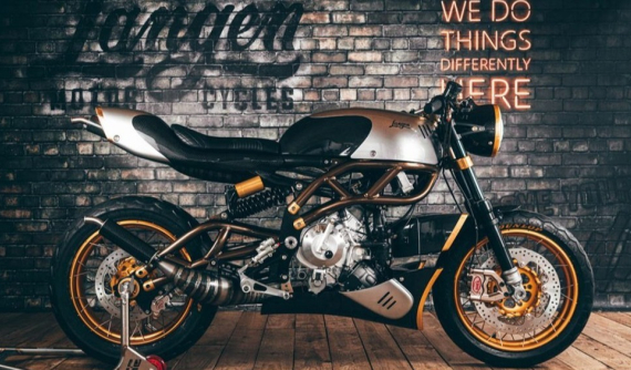Sững sờ với Langen Two Stroke - Xe Cafe Racer 2 thì mạ vàng trị giá bạc tỷ