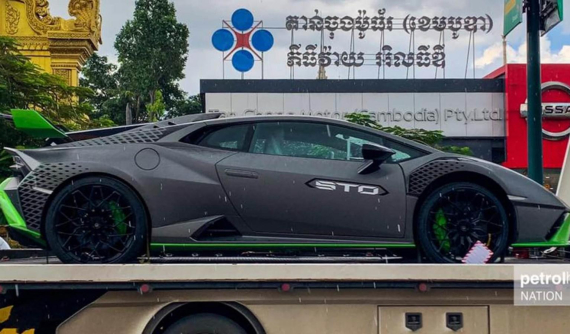 Lamborghini Huracan STO đầu tiên đến Campuchia với diện mạo lạ mắt khiến nhiều người tò mò