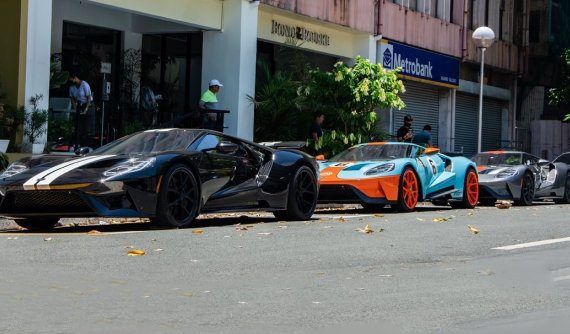 Không chỉ 2 mà có đến 3 chiếc siêu xe Ford GT thế hệ mới xuất hiện ở Philippines