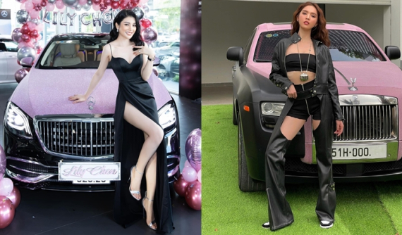 Tậu xe siêu sang khác nhau nhưng Lily Chen và Ngọc Trinh lại đụng hàng chi tiết này, kẻ đến sau nhanh chóng "dập lửa"