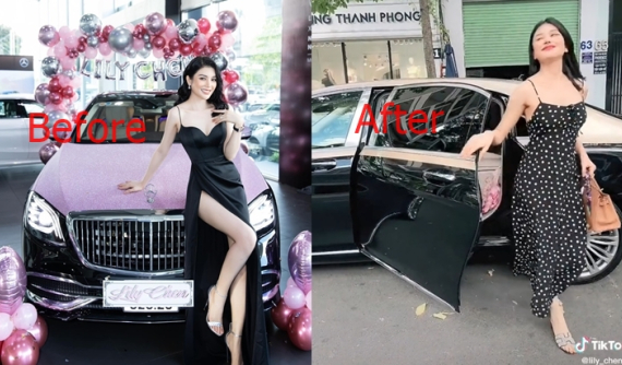 Nói là làm, Lily Chen trang điểm lại xe siêu sang hơn 8 tỷ đồng để không bị "khịa" cùng Ngọc Trinh
