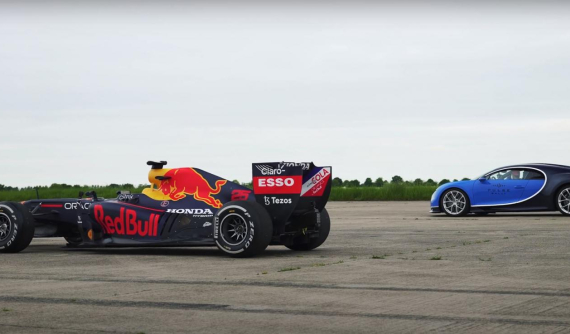 Liệu Bugatti Chiron có thể đánh bại xe đua F1 vô địch thế giới? Đây là câu trả lời