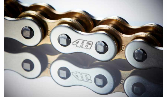 DID ra mắt dòng xích xe mô tô có in con số 46 đặc biệt của tay đua Valentino Rossi