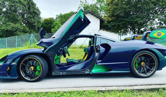 Quá nhiều McLaren Senna về nước, đại gia Singapore chơi lớn khi phối màu Quốc kỳ Brazil cho hypercar của mình