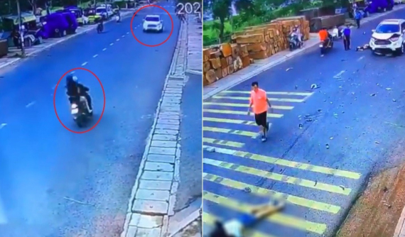 Video: Ô tô Ford EcoSport chạy ngược chiều, gây tai nạn khiến 2 cô gái đi xe máy tử vong tại Đồng Nai