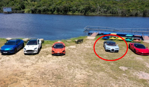 Video: Chịu chơi như nhà giàu Campuchia, mang Bugatti Chiron đi dã ngoại cuối tuần cùng nhiều siêu xe khác