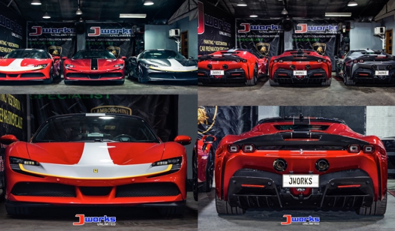 Bộ 3 siêu xe Ferrari SF90 Stradale của giới thượng lưu Philippines, đủ màu sắc, trang bị tận răng