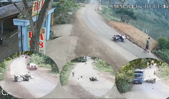 Tổng hợp video các vụ tai nạn tại khúc cua "tử thần" ở Thái Nguyên