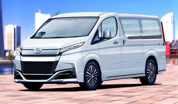 Xe Toyota Hiace "cá mập" được nâng cấp toàn diện sau gần 20 năm