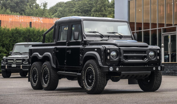 Giới nhà giàu Campuchia lại gây sốt khi tậu hàng cực hiếm Land Rover Defender bản độ 6x6 của Kahn