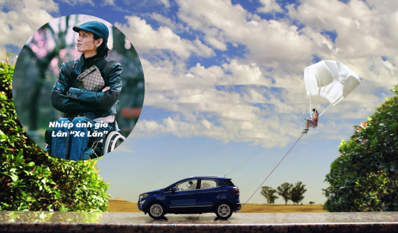 Nhiếp ảnh gia Lân "Xe Lăn" và bộ ảnh chụp chiếc Ford Ecosport tí hon cực thú vị