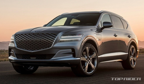 SUV hạng sang cỡ trung Genesis GV80 2022 rục rịch ra mắt với phiên bản 4 chỗ mới