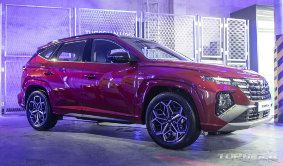 Chiêm ngưỡng hình ảnh "bằng xương, bằng thịt" của Hyundai Tucson N Line 2021 mới bán ra thị trường