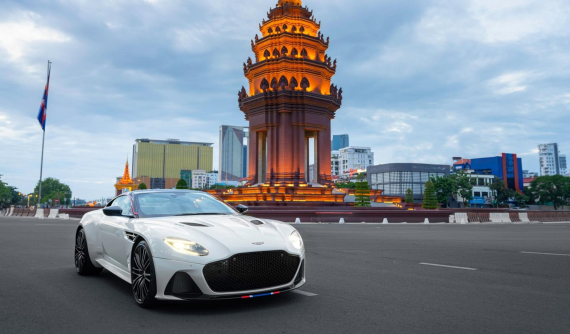 1 trong 10 chiếc siêu xe Aston Martin DBS Superleggera Concorde Edition xuất xưởng cập bến Campuchia