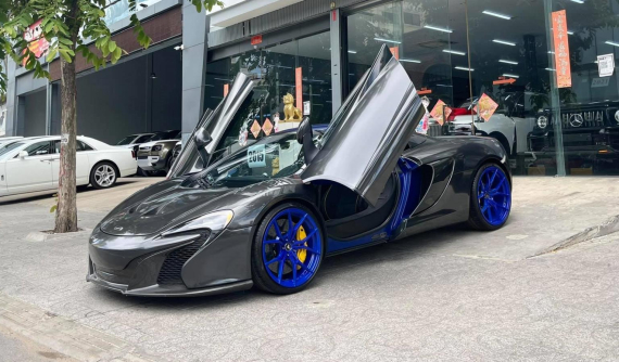 McLaren 650S Spider với bộ áo "giả carbon" của đại gia Campuchia gây thích thú cho giới mê xe