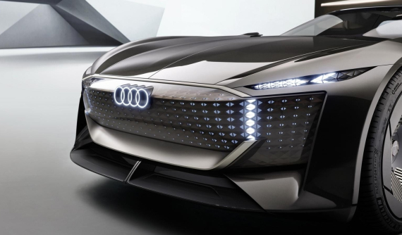 Diện kiến Audi Skysphere Concept - Siêu xe điện có khả năng biến hóa khôn lường