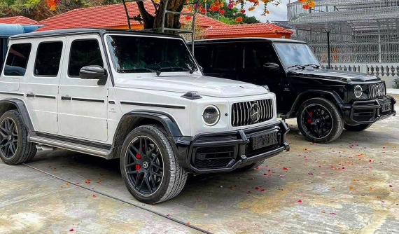 Cặp đôi Mercedes-AMG G63 của đại gia lan đột biến ở Hòa Bình