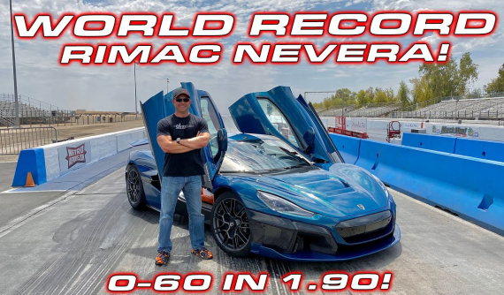Rimac Nevera phá kỷ lục thế giới xe sản xuất nhanh nhất trên đường đua drag với thời gian 8,58 giây