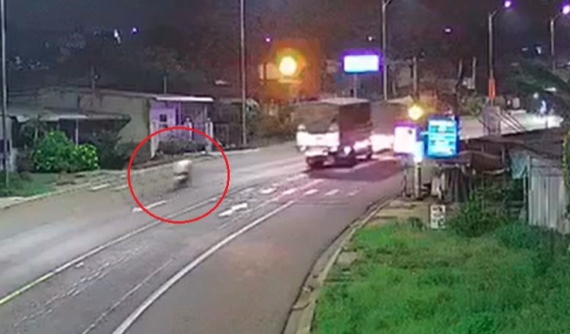 Video: Xe máy vượt ẩu, tông trực diện ô tô tải khiến 2 người tử vong tại Đồng Nai