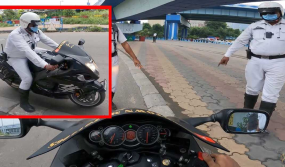 "Thần gió" Suzuki Hayabusa bị chốt cảnh sát bắt nhưng án phạt chỉ là một lần chạy thử