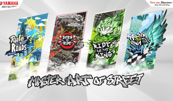 Yamaha chuẩn bị ra mắt xe mới với tem xe đậm chất Hip-hop đường phố