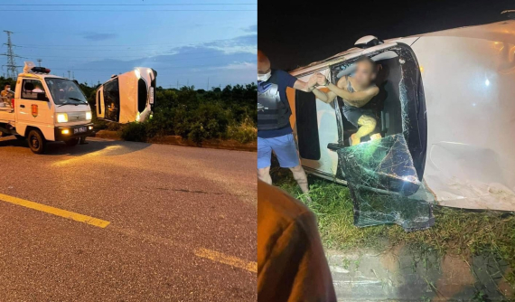 Video: Thanh niên lái Mazda CX-5 gây tai nạn, vừa kéo lê xe máy vừa bỏ chạy rồi lật nghiêng bên đường