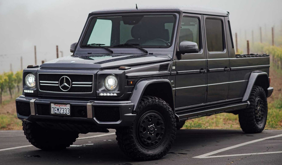 Dân chơi biến chiếc SUV hạng sang Mercedes-Benz G-Class thành xe bán tải độc đáo