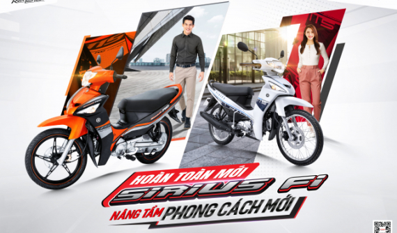 Yamaha Sirius FI thế hệ mới ra mắt với thiết kế mới tiện dụng, giá bán chưa đến 24 triệu đồng