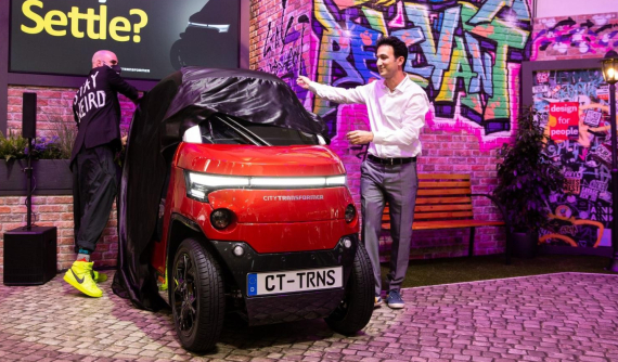 City Transformer CT1 - Mẫu xe điện tí hon, "biết biến đổi chiều rộng" được vén màn ở Triển lãm Munich 2021