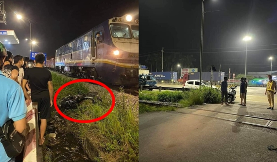 Video: Cố tình lao qua đường ray trong lúc tàu hỏa lao đến, nam thanh niên bị tông nguy kịch