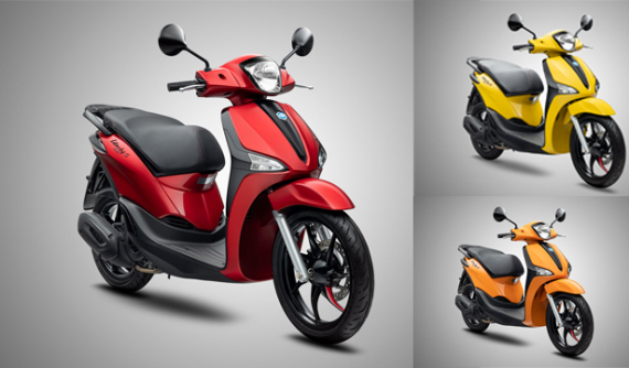 Piaggio Liberty S có thêm màu mới trẻ trung, giá 58,5 triệu đồng
