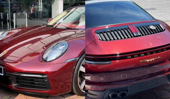 Bản giới hạn Porsche 911 Targa 4S Heritage Design thứ 2 về nước, quà sinh nhật của bố mẹ dành cho con gái