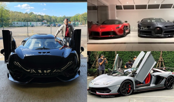 Bộ sưu tập xe đáng nể của đại gia Campuchia mới mua Koenigsegg Regera